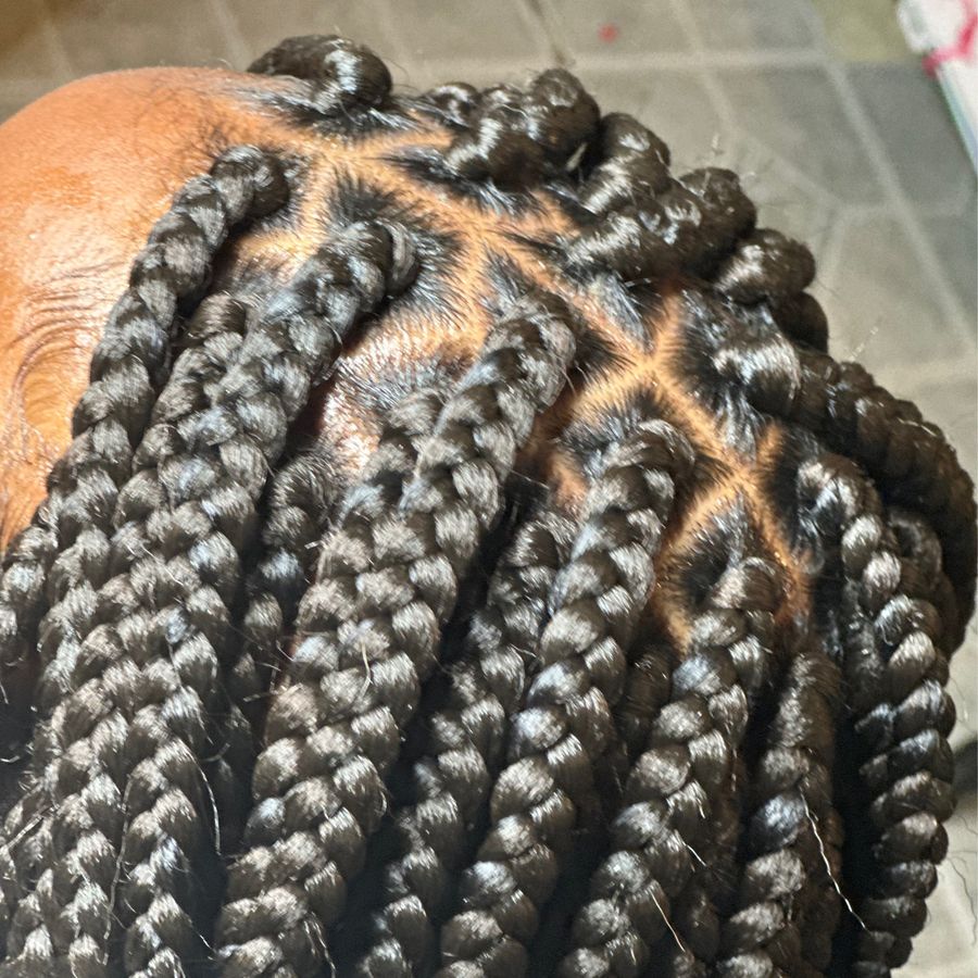 Medium Box Braids